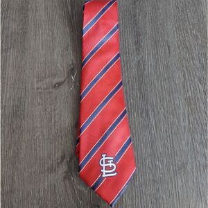 St. Louis Cardinals MLB Baseball Men's Neck Tie - Red, White & Navy